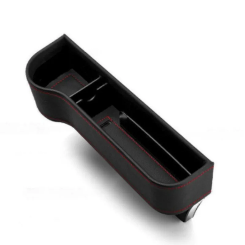 

1PC Car Seat Gap Pocket PU Leather Seat Gap Storage Box Universal Automatic Seats Slot Box Storage Organizer forAuto Accessories