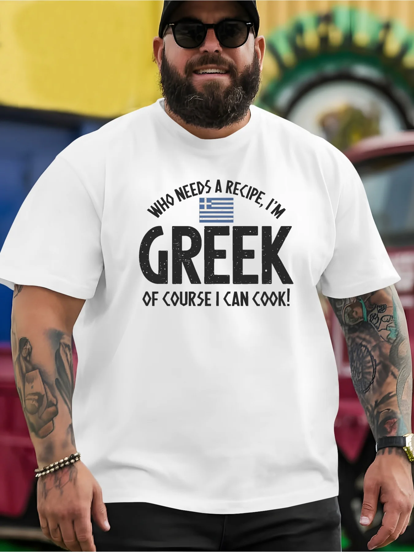 Graphic Men's T-shirts And Shirts, Outdoor Sports And Casual, The Latest Free Style Printed And Larger Size T-shirt Loose Base S