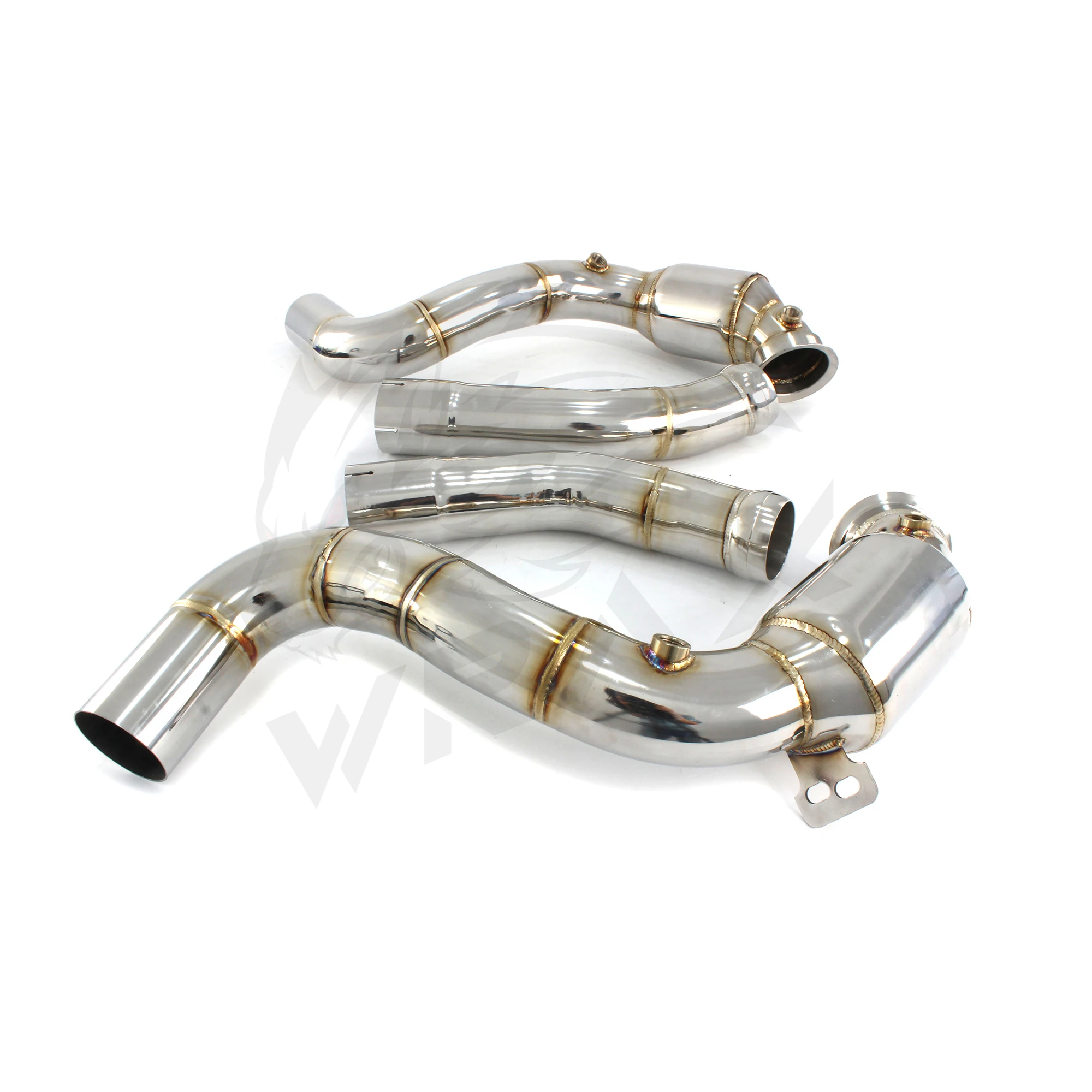 Układ wydechowy WRAX SS304 do Mercedes-AMG C 63 (W205) z downpipe'em o zwiększonej wydajności, darmowy upgrade osłony termicznej.