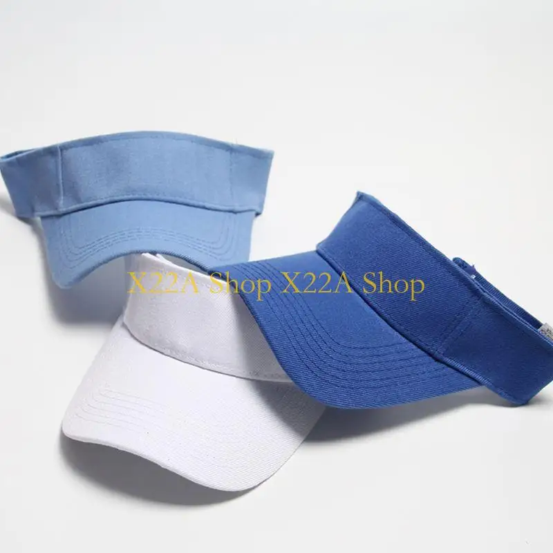 

Unique Unisex Summer Empty Top Cotton Baseball Plain Solid Color Outdoor Sunscreen Tennis Sport Golf Adjustable Trucker Hat
