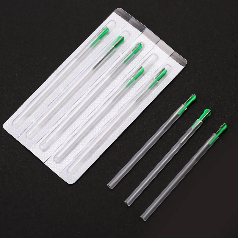 1000pieces Acupuncture Needle Disposable Needle disposable Sterile acupuncture needle with tube one needle with one guide tube