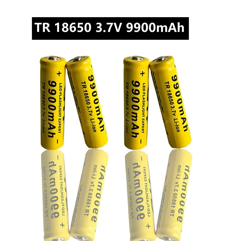 

New.Batería de iones de litio GTF 18650 For Original, linterna recargable 18650, 3,7 V, 9900 MAH For para Linterna + cargador