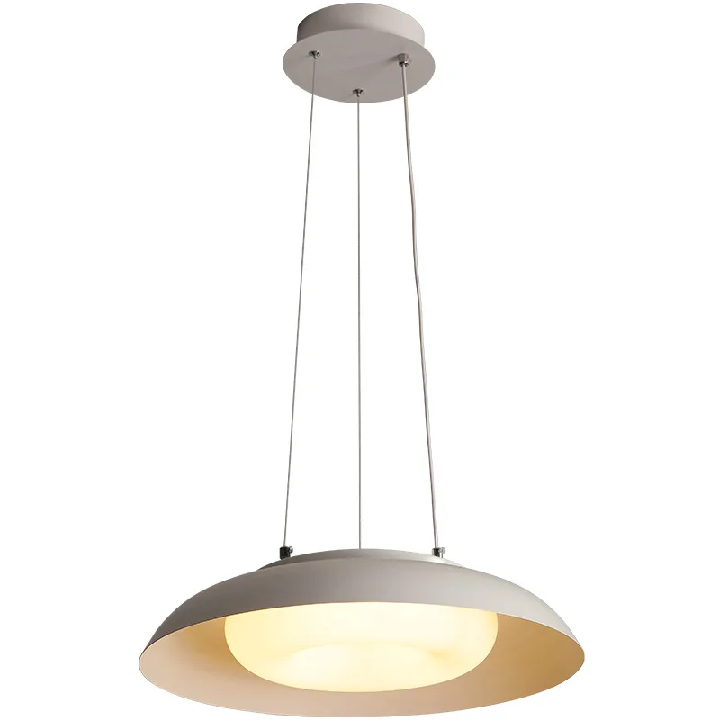 

Скандинавская современная минималистичная светодиодная люстра, металлическая лампа для столовой, ресторана, спальни, украшения гостиной