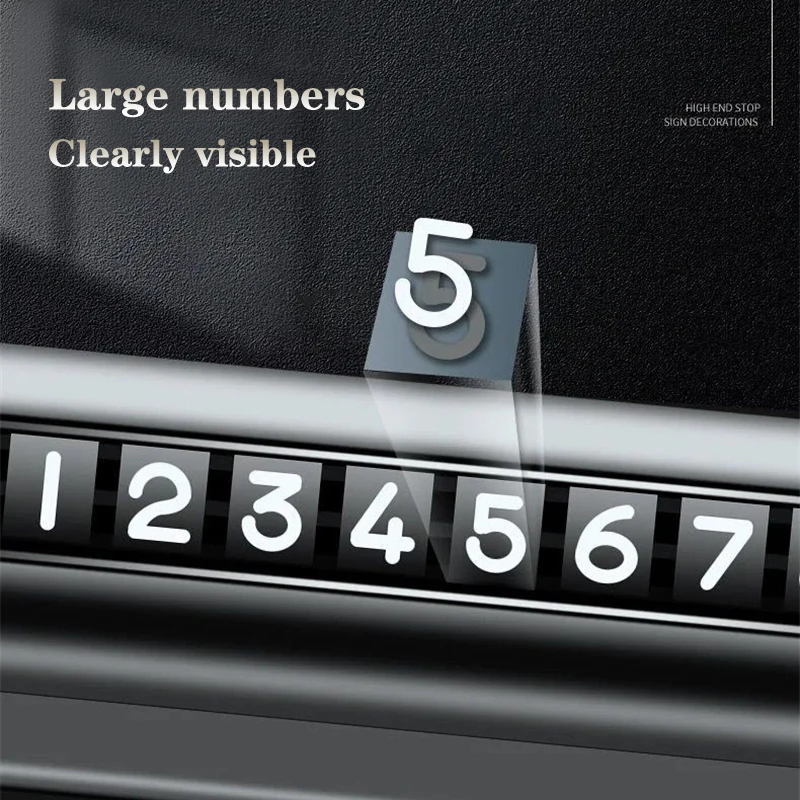 

Metal Car Temporary Parking Card for Volkswagen VW Passat Tiguan T-Roc Golf Jetta Sharan Scirocco EOS T-Cross