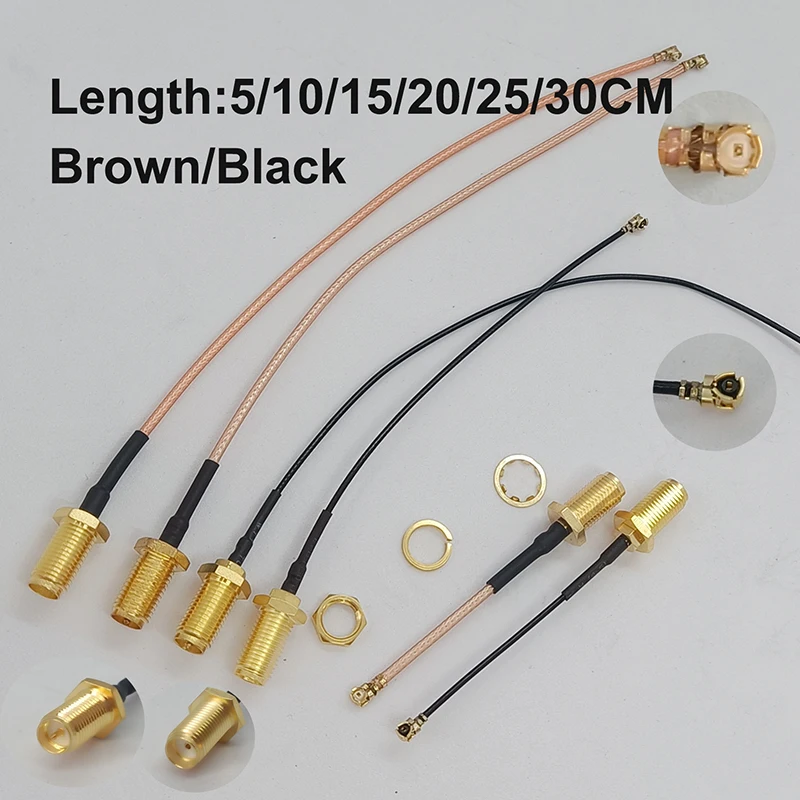 1PCS SMA to IPX Connectors Cable SMA Male/Female to IPX RG178 1.13mm For Wifi Router GPS AP Wholesale