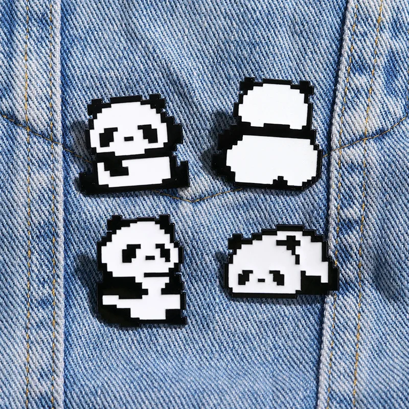 Cartoon Pixel Panda… - image