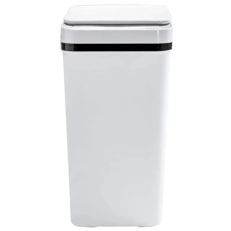 Intelligent Induction Trash Can 12L Touch Type Suitable For Kitchen Toilet Bathroom Living Room Indoor Garbage Bin