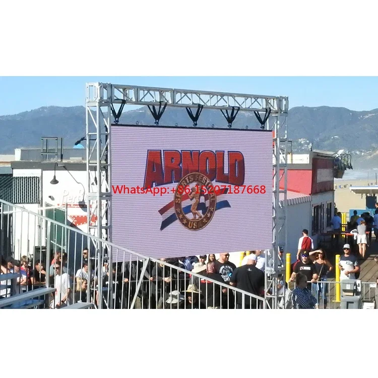 

P3.91 Mobile Led Advertisement Display Screen For Backdrop Stage Video Outdoor Led Display Screen For Rental