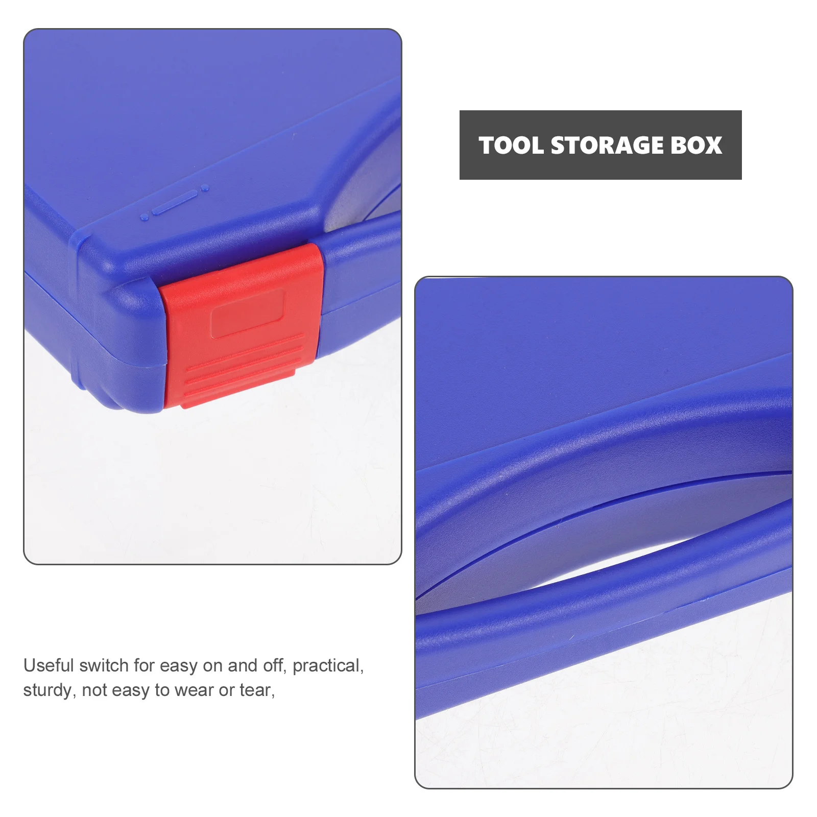 Ferramenta Storage Box Maintenance Case Toolbox, Mini Multifunction Tools Container, Heavy Duty plástico Mecânica Organizador, Viagem