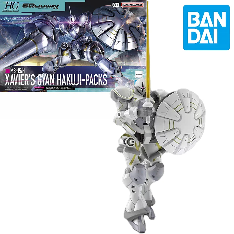 

Bandai Gundam GQuuuuuuX MS-15/H X AVIERS GYAN HAKUJI-PACKS Набор моделей для сборки Подарочная коллекция игрушек Фигурка Модель