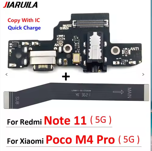 For Xiaomi Redmi Note 7 8 8T 9 9S 10 10S 12 Pro 4G 5G Dock Connector Micro USB Charger Charging Port Mainboard Main Flex Cable - Image 7