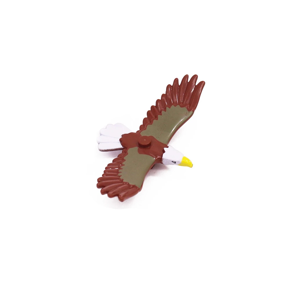 MOC 1PCS Part Bricks 37543 60307 Eagle Bald Building Blocks Flying Animal Hawk Particle Puzzle Idea Toys Children Birthday Gifts