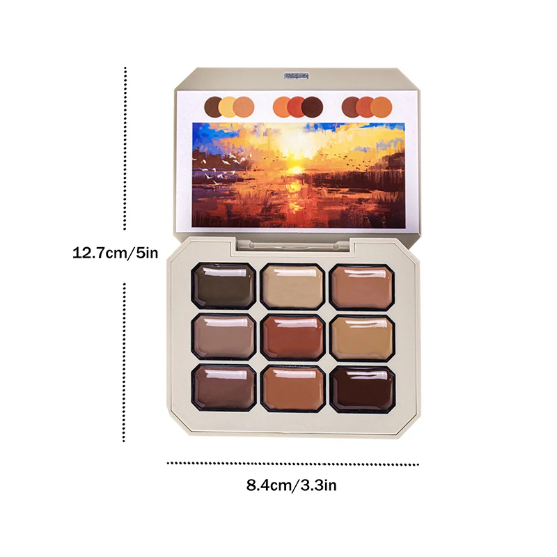 

9 Colors Painting Gel Drawing Gel Palette French Ombre Gel Nail Polish UV Gel Salon Holographic Manicure Female Nail Art Tool