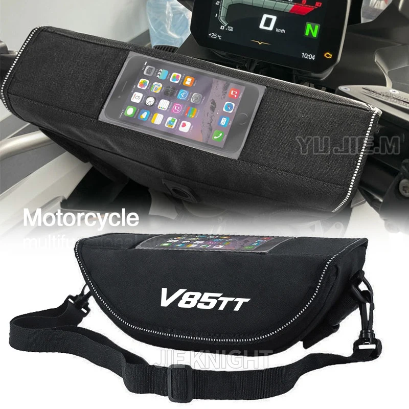 For Moto Guzzi V85 TT V85TT Travel Motorcycle Accessories Waterproof Bag Storage Handlebar bag Travel Tool bag