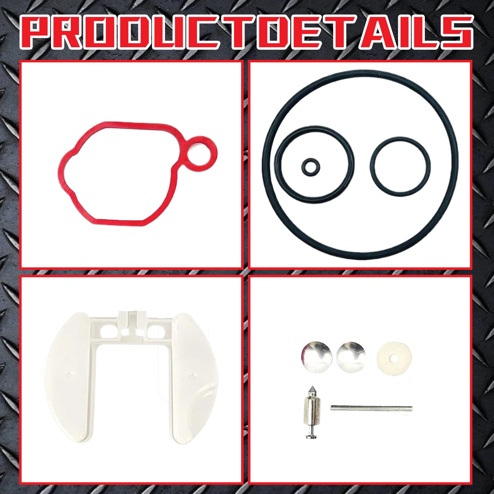 Carburetor Repair Kit For Briggs&Stratton 590556 591109 591160 591979 593261 595656 798674 799583 Rubber Ring