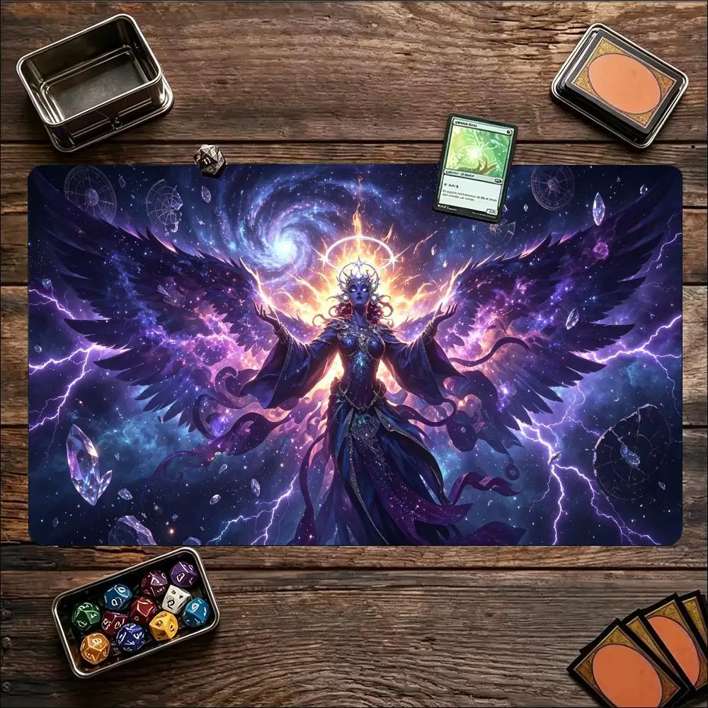 Giant Playmat XXL Mouse Pad Cosmic Black Hole Artwork Stitched Non-Slip Rubber Base for the FPS Gamer Office Brilliant Pick