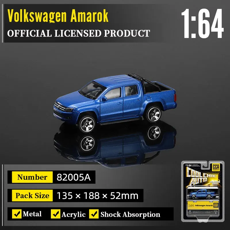 

Модель автомобиля Volkswagen Amarok 1/64, литые, идеальное дополнение к вашей масштабе, миниатюрная коллекция, Детские Подарочные игрушки