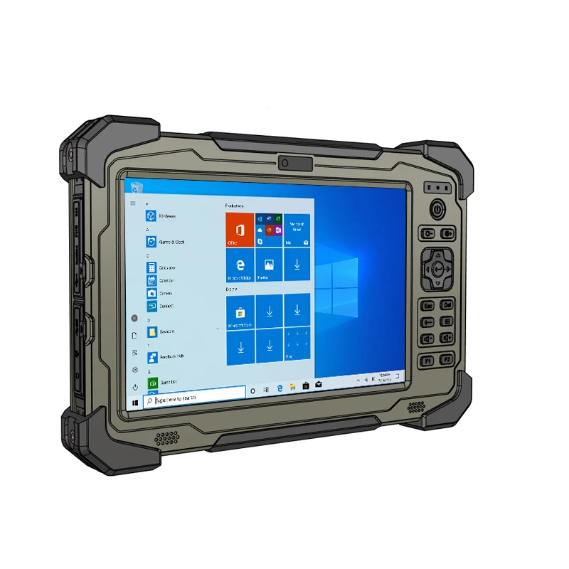 Oem 10.1inch Camerless 1920*1200 Screen Resolution with Button Support for Fingerprint Recognition Win Rugged Tablet