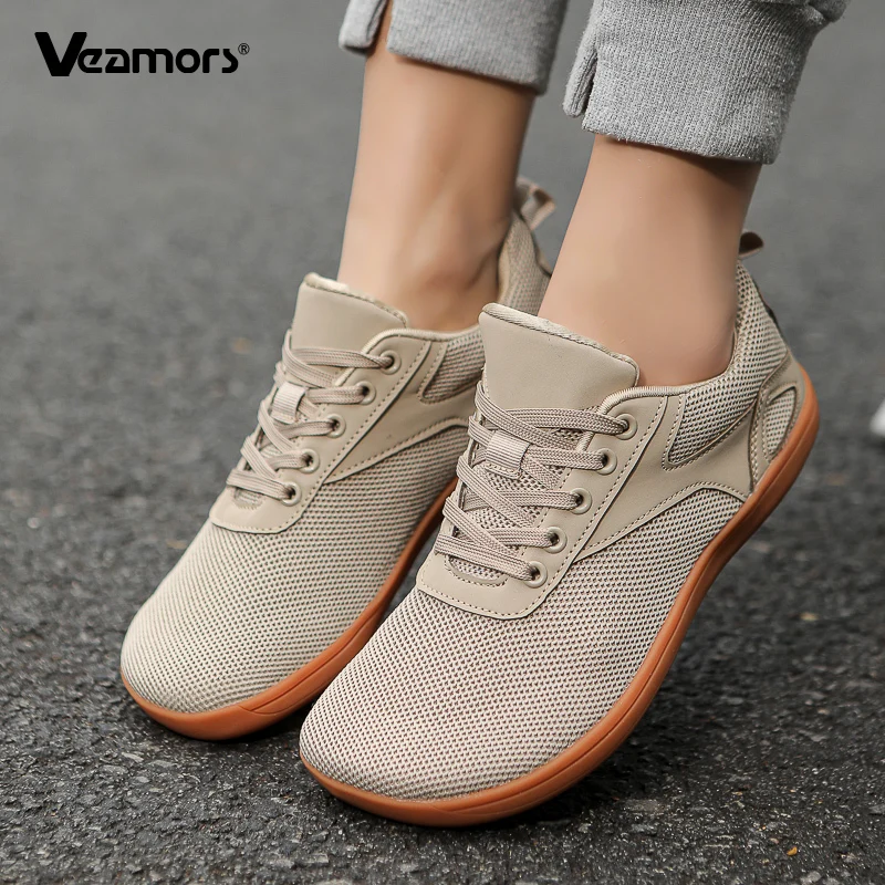 

Breathable Mesh Casual Sports Shoes Wide Toe Cross-training Sneakers Men Women Non-slip Outdoor Walking Shoes Gym Fitness Flats