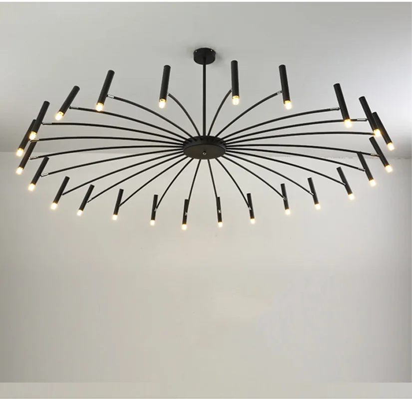 

AiPaiTe LED Scandinavian Modern Chandelier Material Iron Adaptable to Bedroom Living Room Home Decoration