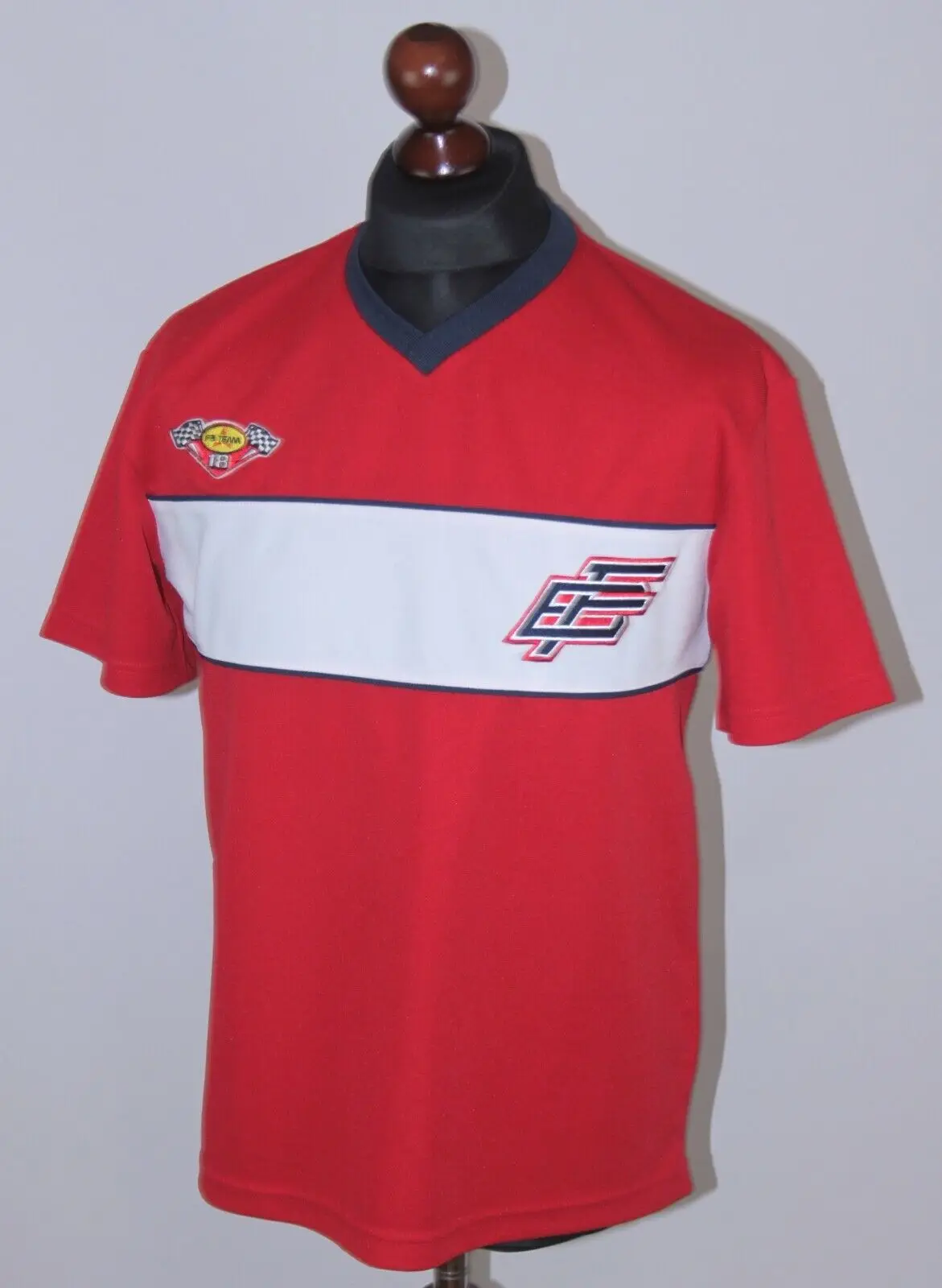 Fishbone FB Turbo mens racing red shirt Size L