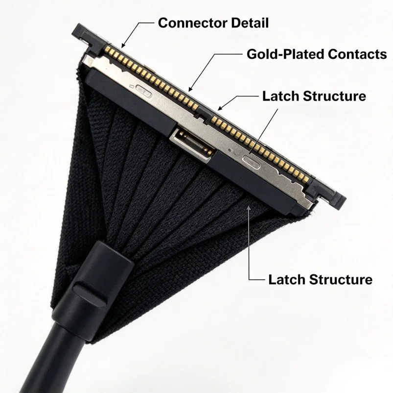 Coaxial Cable for Drone O4 Image Sensor Module, UAV Gimbal Camera System, Flexible Signal Cable with Connector