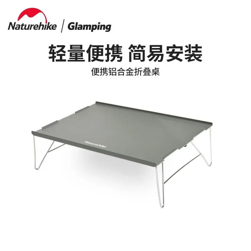 

Naturehike Folding Table Aluminium Alloy Mini Table Outdoor Ultralight Picnic Hiking Fishing Camping Dining Tea Foldable Tables
