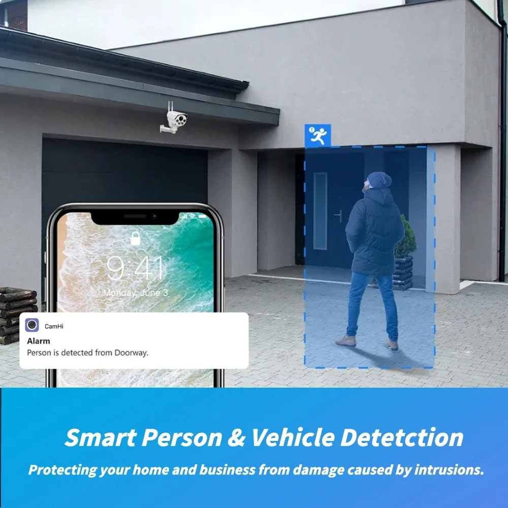 HJT 4G SIM Card SO-NYIMX335 HD 5MP Security IP Camera Wifi PTZ Audio 5X 10X Auto Zoom SD Card Slot Human Detection IR 50M