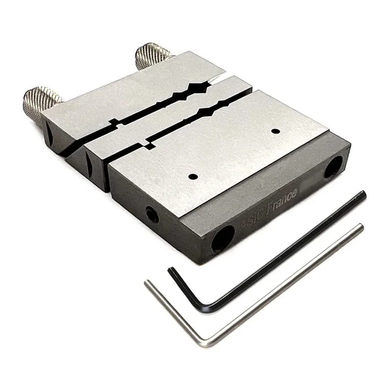 ASIC Joint-Cutter Miter 45° 90° French Precision Cutting Jig Vise Hardened Steel Adjustable Stop Jewelers Wire Tubing Tool