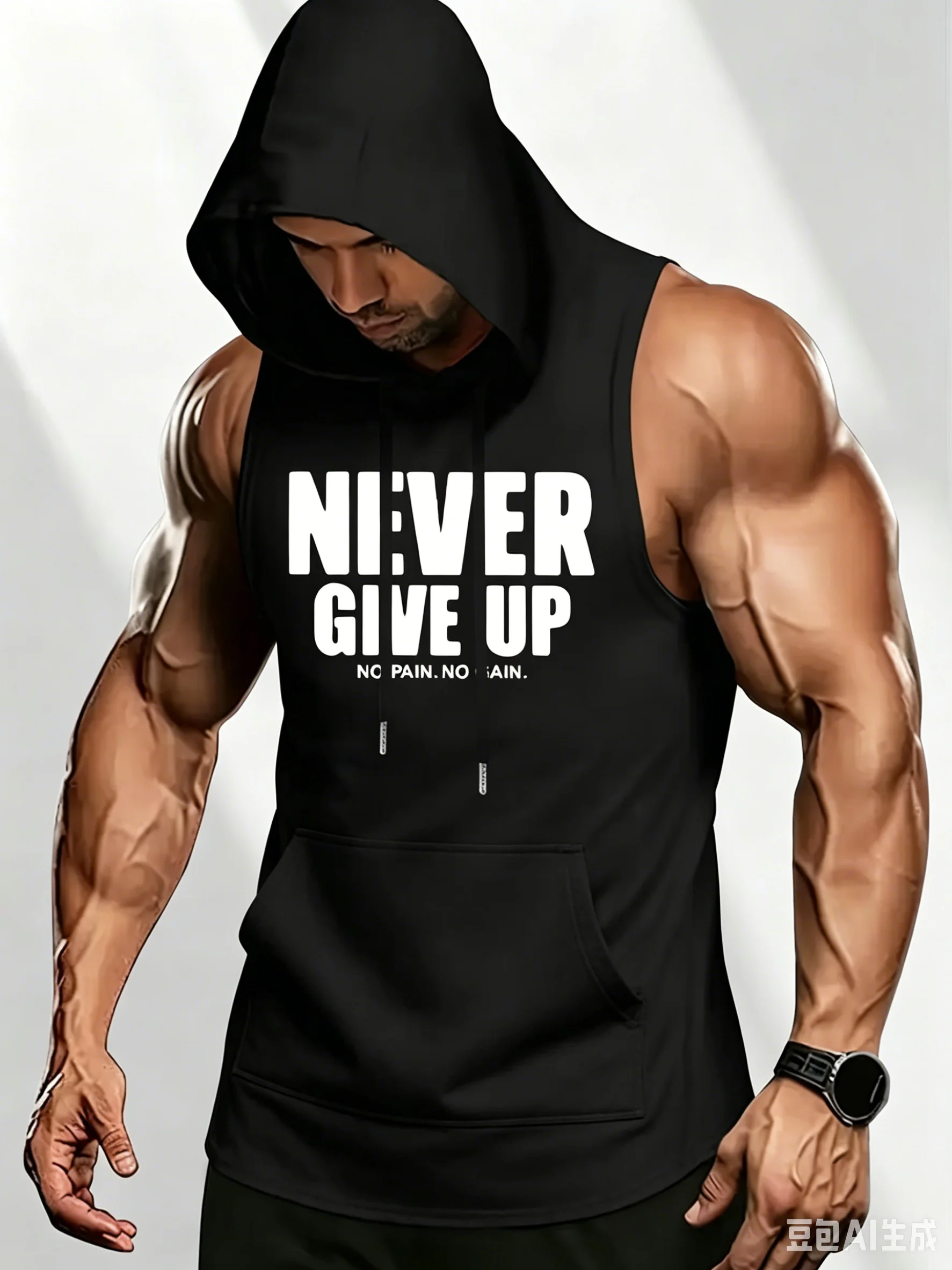 Ärmelloses Kapuzen-Tanktop mit – Outdoor Sport Hoodie Bewertung und Preis