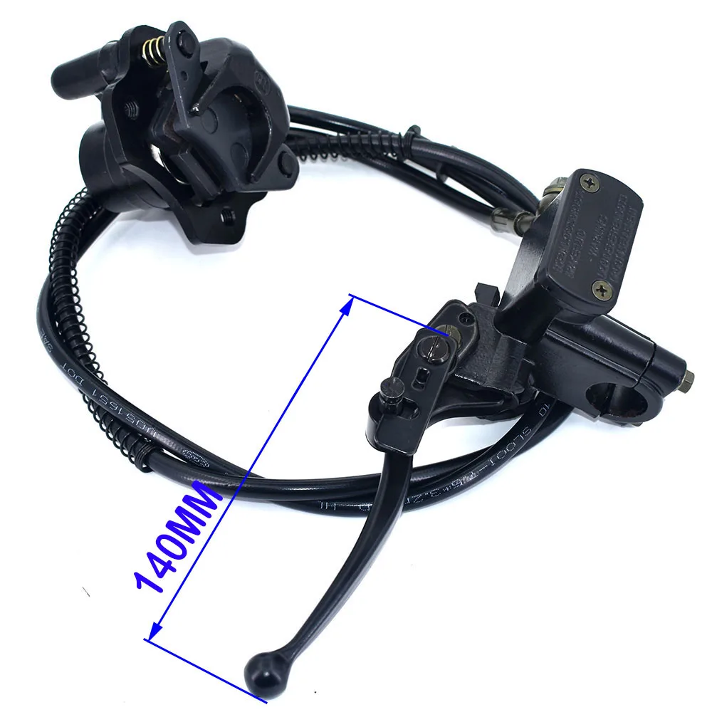 Front Rear Disc Brake Master Cylinder Hydraulic Caliper Assembly for 50cc-125cc ATV Quad - C029-054