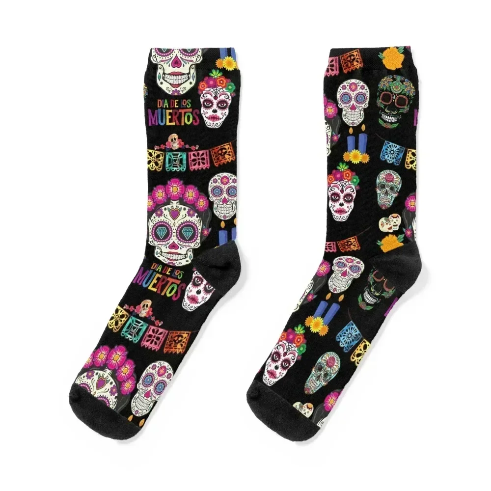 

The de los muertos Socks Men's gifts christmas stocking Socks Male Women's