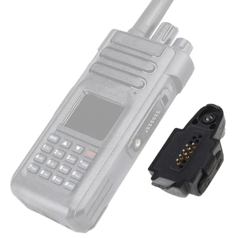 Audioadapter voor GP328Plus-radio's RT29 RT48 RT82 Ailunce HD1-oortelefoons en microfoons met 2-pins stekker