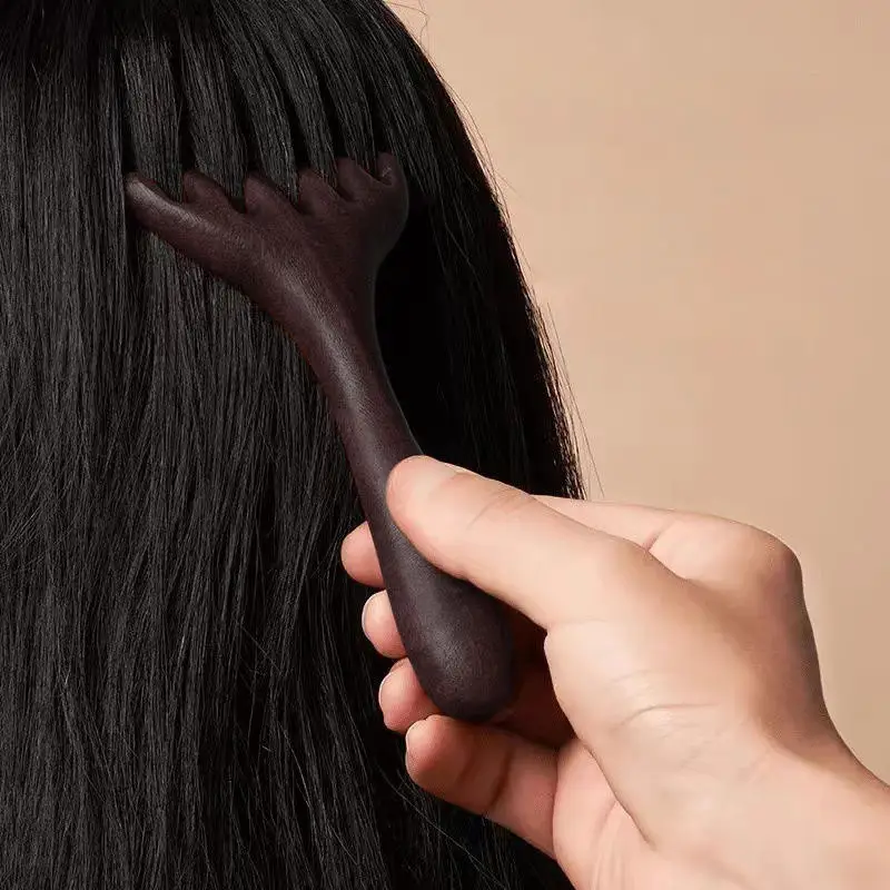 

Head Massage Comb Six Claw Head Therapy Tool Scalp Massage Scratching Head Acupoint Massageing Comb Facial Lifting Shoulder Neck