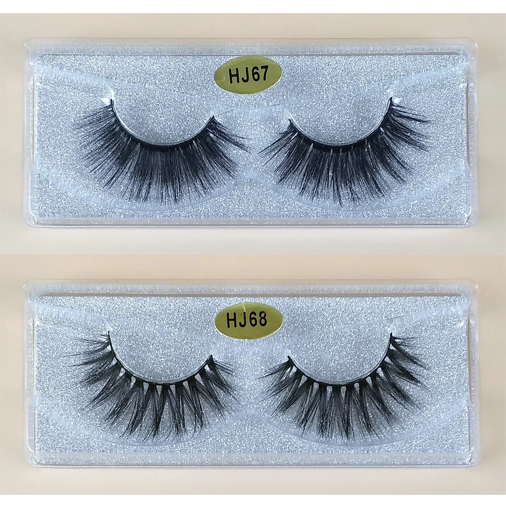 10 Pairs 3d Mink Lashes Natural Mink Eyelashes Set False Eyelashes Pack Makeup Fake Eyelashes Bulk