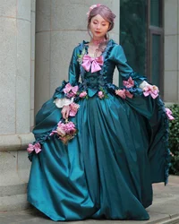 18th Century Madame De Pompadour Robe A La Francaise Rococo Dress Victorian Queen Marie Antoinette Costume Dress Ball Gown