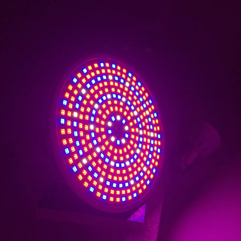 Bombilla LED de espectro completo para interior, lámpara hidropónica para cultivo de plantas, flores y vegetales, E27, 290
