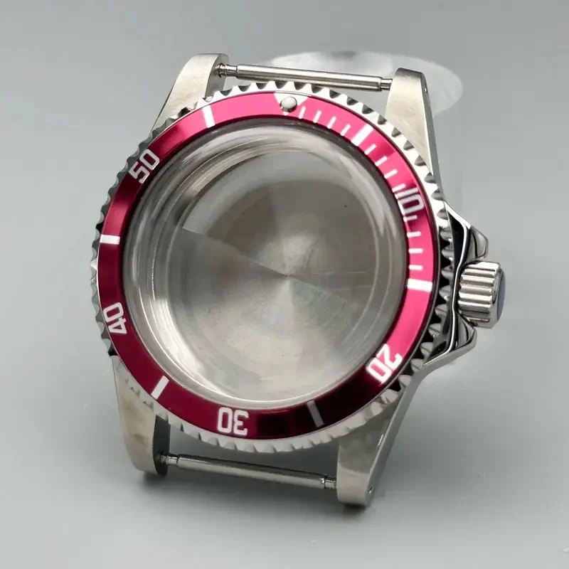 39,5 mm NH35Convex Mirror Vintage Case Dome Acrylic Crystal z aluminiową ramką do akcesoriów do ruchu SeikoNH35/NH36 Retro sub