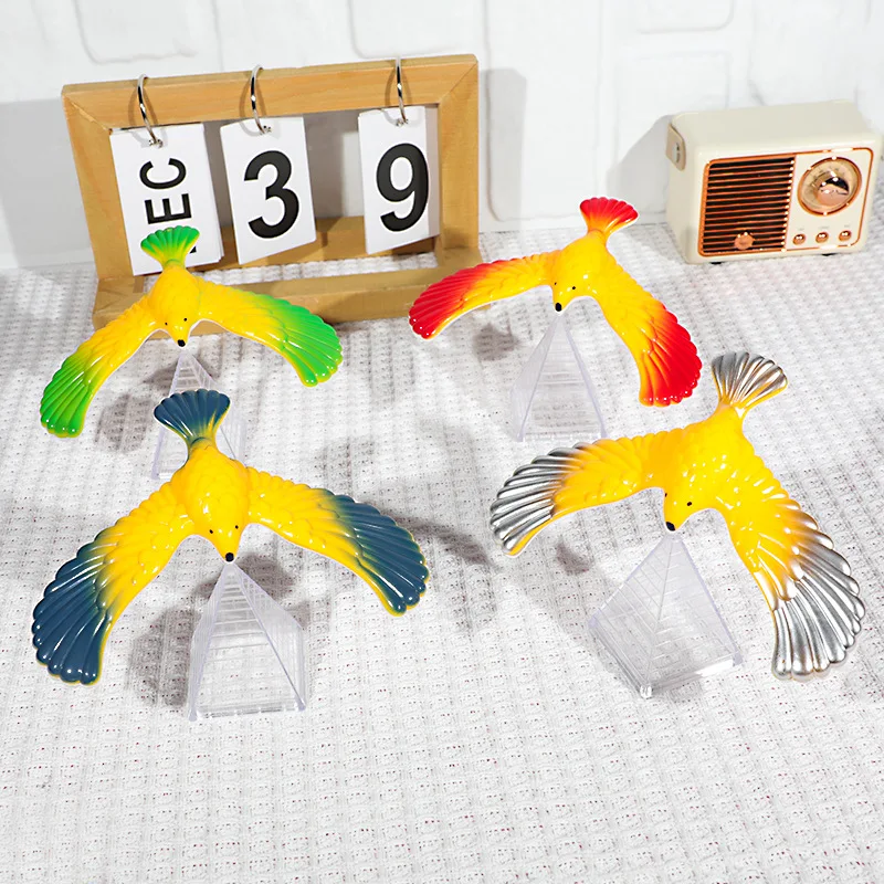Balance Eagle Pyramid Bracket Creative Unfolding Pendulum Creative Magic Bird Desktop Decoration Novel Puzzle Children Toy Gift