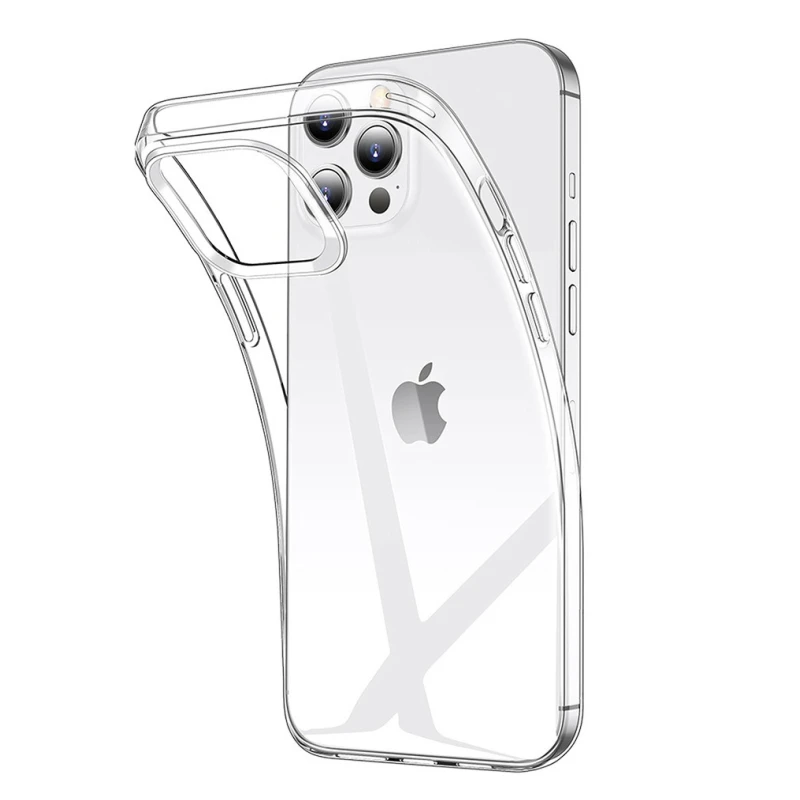 Luxury Ultra Thin Soft TPU Silicone Case for iPhone 17 16 15 11 12 13 mini 14 Pro Max X XR 7 8 Plus Transparent Back Cover Case