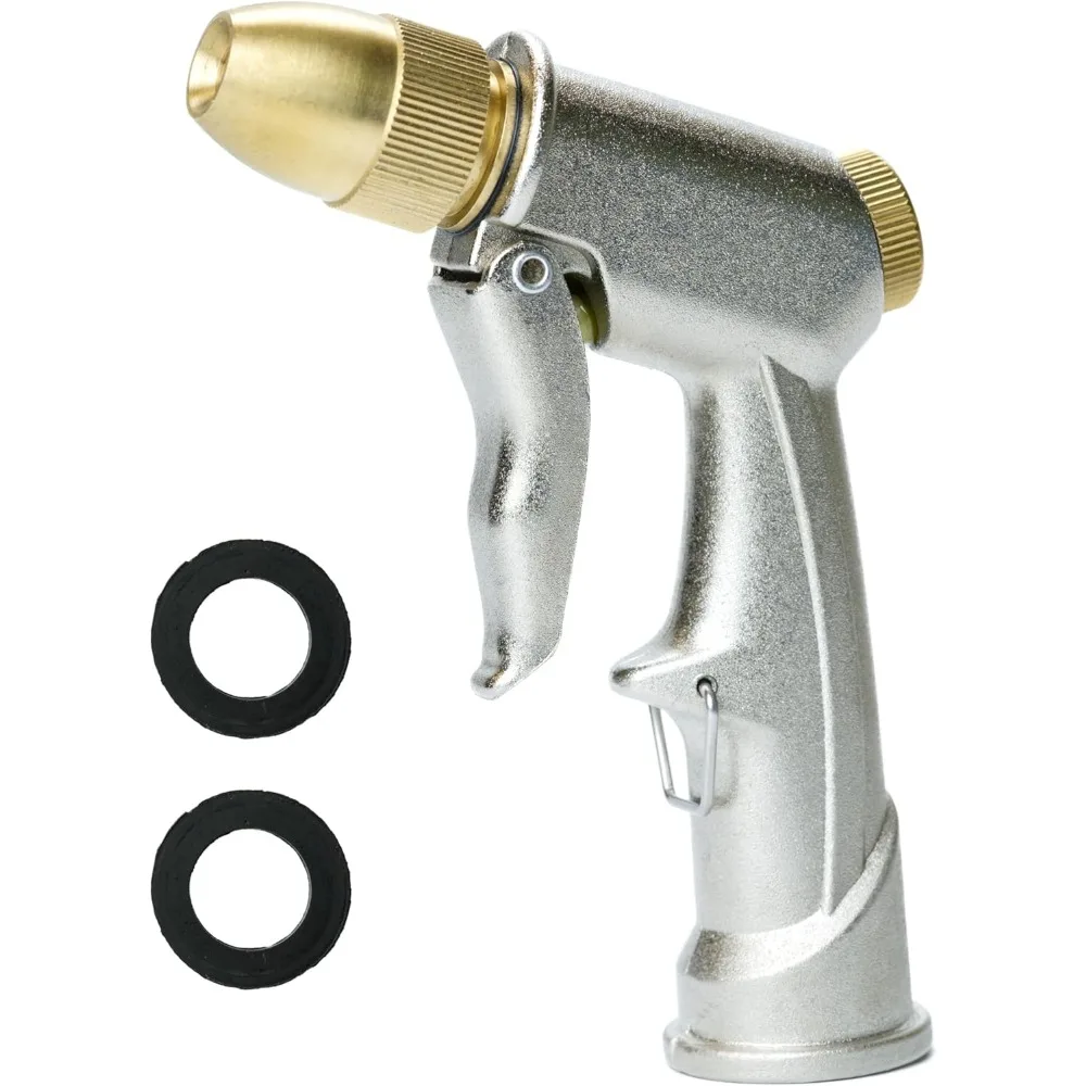 

Шланговый пистолет-распылитель, сверхмощная - садовая водоструйная насадка высокого давления, омывающая головка для сада, улицы, газона, автомобиля,