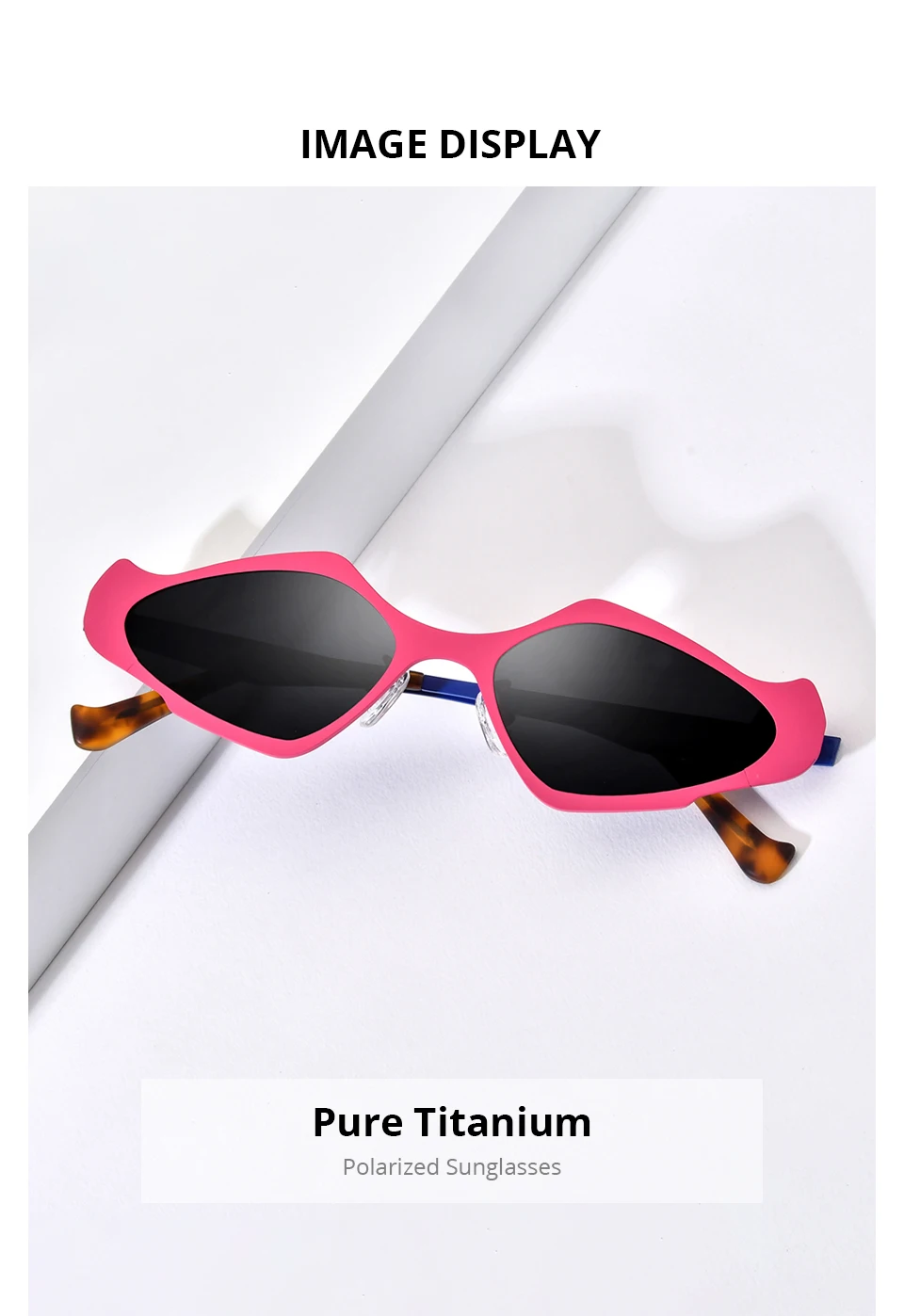FONEX Titan-Sonnenbrille für Damen, neu im trendigen Markendesign, polarisierte Cateye-Sonnenbrille, hochwertige japanische Cat-Eye-Sonnenbrille 85850 – Detail 19