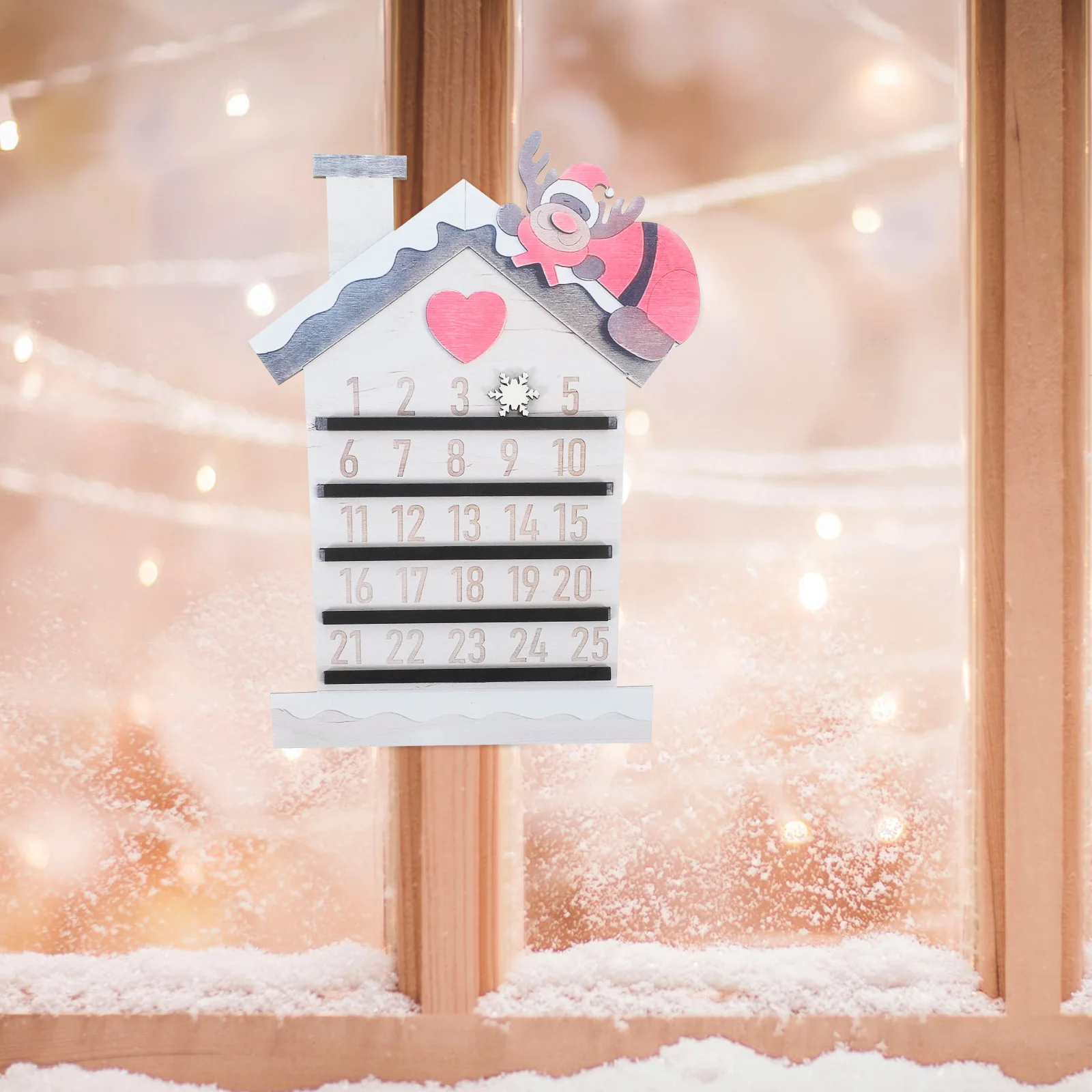 

Wooden Hanging Christmas Decor Holiday Christmas Porch Hanging Decor Countdown Calendar Number Ornament Xmas Wall