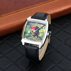 Skull Pirate Dial Fashion Trendy Watch Men's and Women's Wine Bucket shaped Watch Belt Personalized Sports Style Quartz Watch