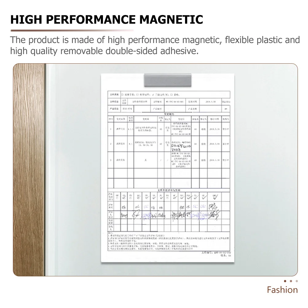 

Magnetic Folder File Holder Paper Clip Fridge Clips/note Holders Bag Magnets for Photo Displays Classroom Travel