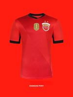 25 Summer Shanghai Harbor Football Club Football Quick Dry Training Teen Men's T-Shirt Oversized Short Sleeves Breathable Y2K