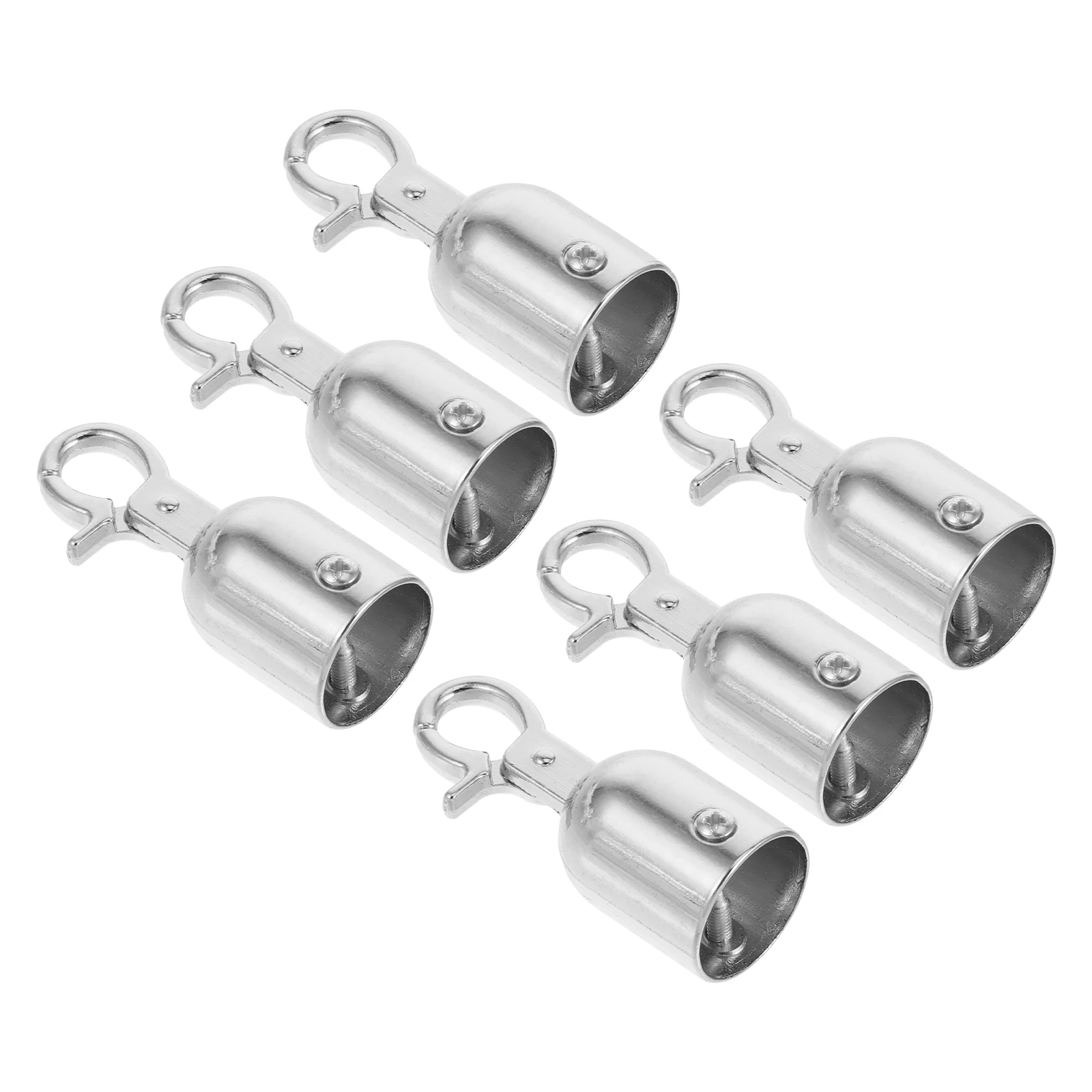 

6pcs Hooks Accessories for Barrier Rope Custom Lanyards Zinc Alloy Stanchion Hook SafetyBarrier EndStopper
