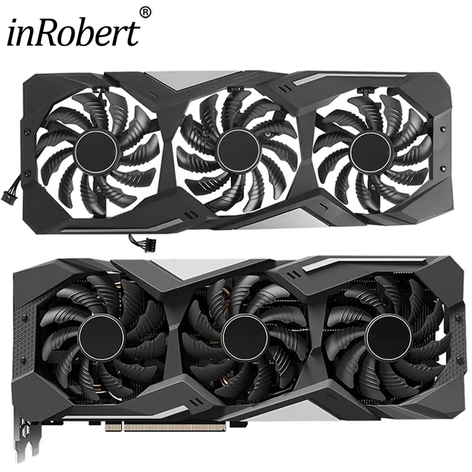 

78mm PLD09210S12HH Graphics Card Fan Replacement For GIGABYTE Radeon RX 5700 RX5600 XT GAMING OC 6G with Case