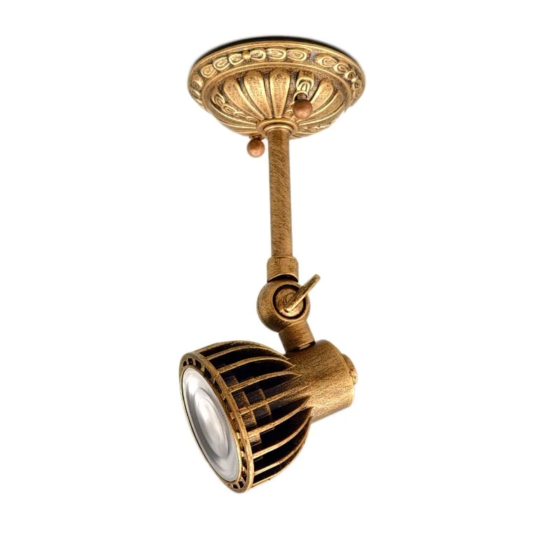 

Мини-прожекторы Встраиваемые светильники для прихожей Потолочные светильники с одной головкой Светильники для прихожей Фойе Светильники в стиле ретро в индустриальном стиле