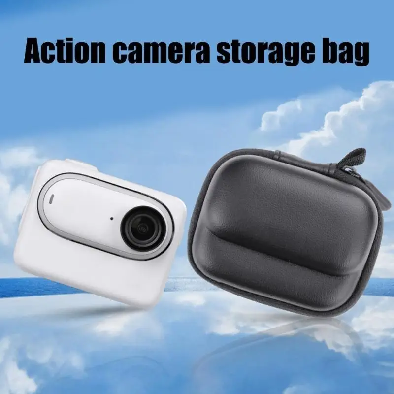 

E1PF Миниатюрная камера защитная корпус для 360 Go 3/Go 3S камеры, ударный Shock Eva Moute Easy Carry (черный)